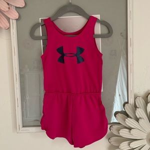 Underarmour Toddler Girl Romper, Pink, Sz 18M